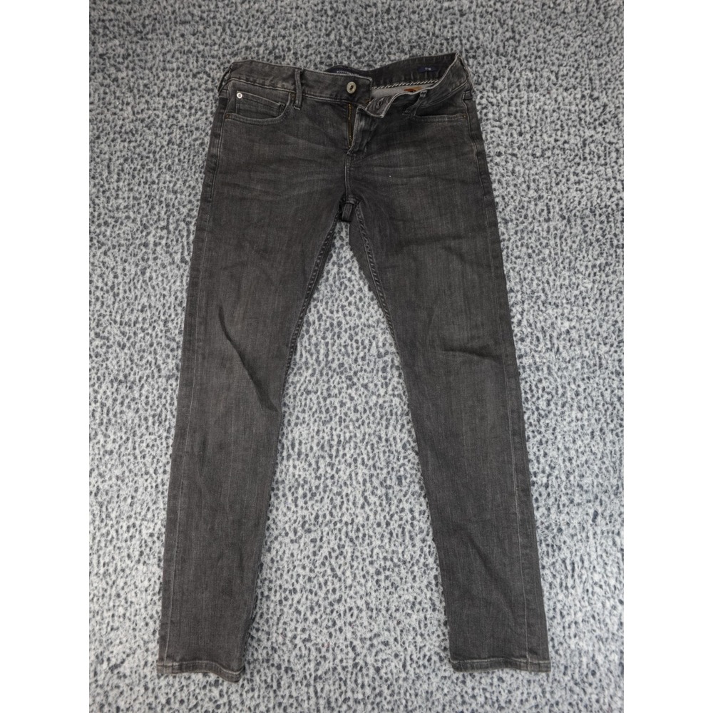 Scotch & Soda Tye Jeans Mens 30x32 Charcoal Grey Good‎ Slim Carrot Fit Denim